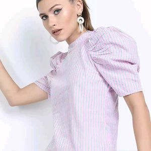 Pure Cotton Puff Sleeve Top
