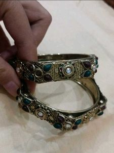 Beautiful Polki  Jadau Kangan
