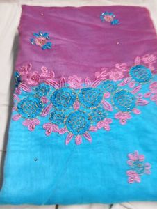 Cotton Off And Saree