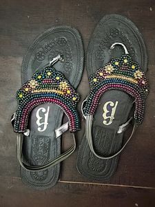 Pretty beadwork Sandals Size 41