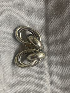 SILVER HOOPS