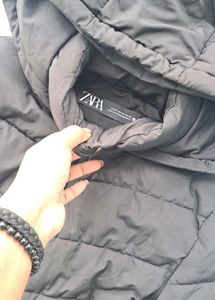 Zara Hooded Puffer Jacket