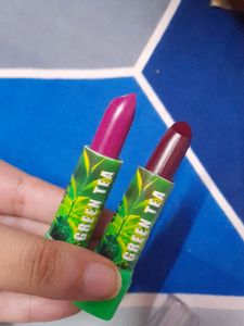 Brand New ADS GREEN TEA EXTRACT LIPSTICK set Of 2