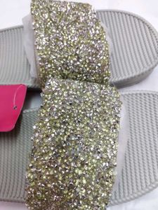 Sparkly Slip-On Sandals