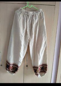 Boho Embroidered Harem Pants
