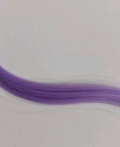 Korean Style Purple Hair Extension Highlight