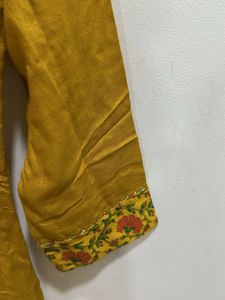 Elegant Mustard Kurti Set