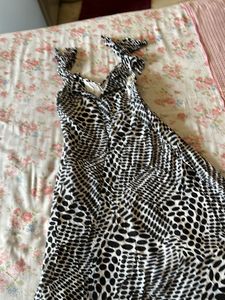 Polka Print Gown