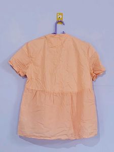 Encrypt Peach Short Top
