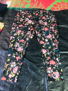 Floral Print Pants
