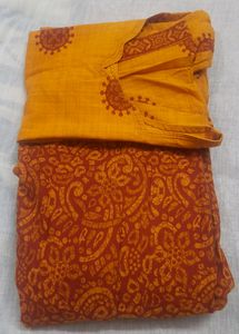 Pure Cotton Salwar Kurta Set