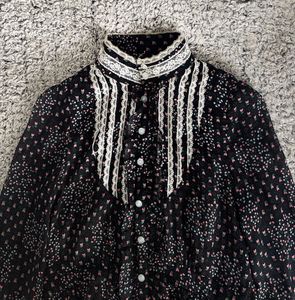 Floral Victorian Blouse