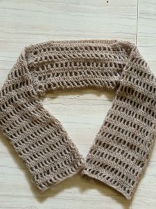Fluffy Crochet Shrug