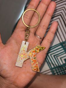 Alphabetic Resin Keychains