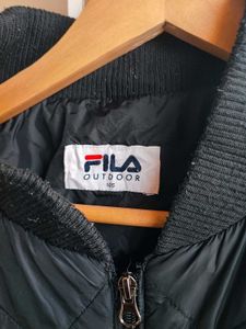 Fila Quilted Black Jacket