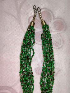 Green Beaded Necklace