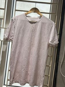 Light Pink Crew Neck Tee