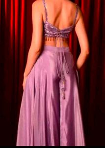 Crop Top Plazzo And Duppata