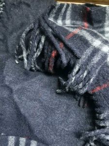 Plaid Scarf with Fringe 1