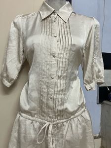 Korean Silk Collar One Piece