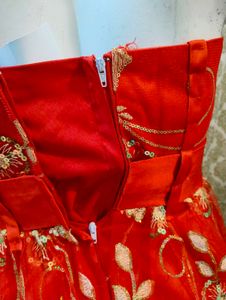 Red &amp; Gold Party Dress