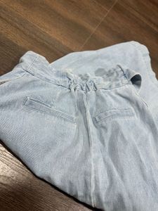 Denim A-Line Skirt