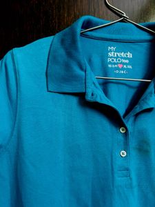 Teal Short Sleeve Top