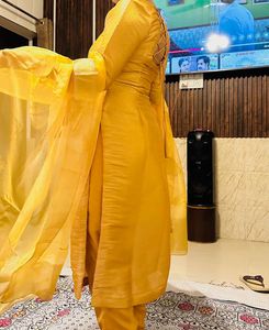 Golden Yellow Pant Kameez