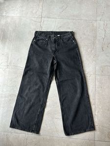 Wide Leg Denim Jeans