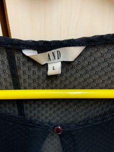 AND Black Sheer Shrug