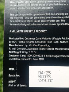 Combo Pack Of 2 ❤️ Sugar Kohl Kajal ⚫