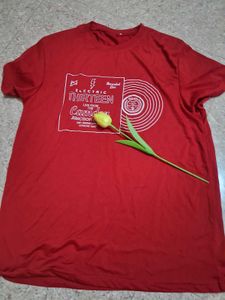 Red Oversized Tee