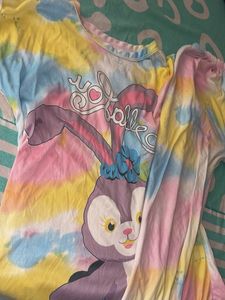StellaLou Tie Dye Pajama Set Nightsuit