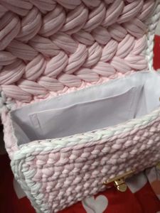 Primium Crochet Marshmallow Bag For Women And Girl
