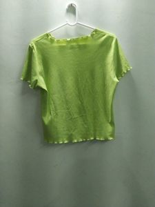 Light Green Crop Top