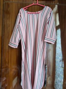 Striped A Line Kurta - Size XL