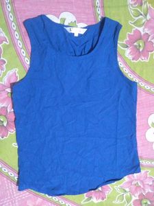Royal Blue Sleeveless Top