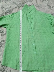 Green Colour Men Shirt