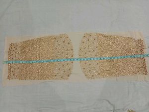 Wedding Sequin Saree + peticoat + unstitched Blous