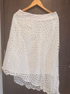 High Low Pattern Skirt