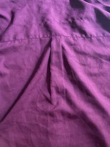 Bershka Purple Button-Down Shirt