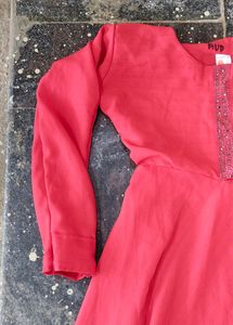 Women Full Sleeve Anarkali Dress