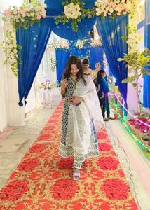Suit With Pant And Dupatta Set