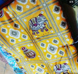 Vintage Elephant Print Fabric