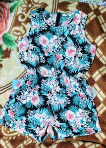 Mini Jumpsuit With Both Sides Pocket