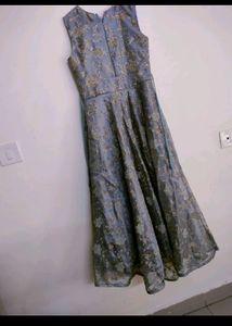 GRAY GOWN WITH CANCAN FOR KIDS