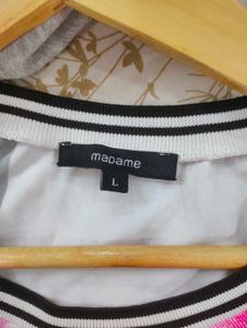 New Branded Madame Cut-Sleeves Top