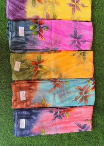 Floral Print Saree