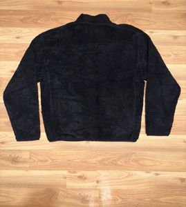 Giordano Unisex Black Fleece zip up