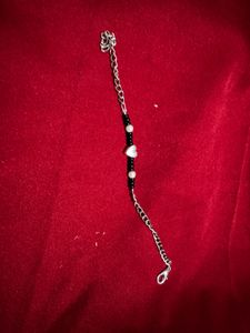 Heart Charm Beaded Bracelet